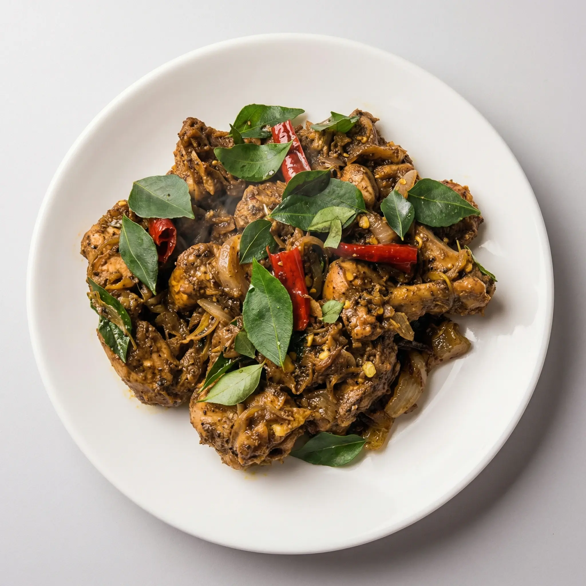 Kurumulaku Kozhi Roast catering Calgary - Olive South Indian Cuisine