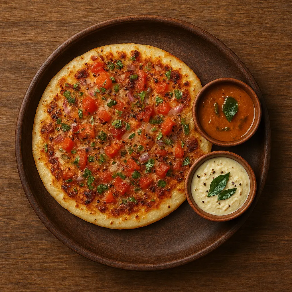 Masala Uttapam - South Indian pancake at Olive South Indian Cuisine Calgary